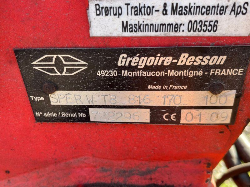 Gregoire-Besson SPERWTY8 9 furet plov Vognplov