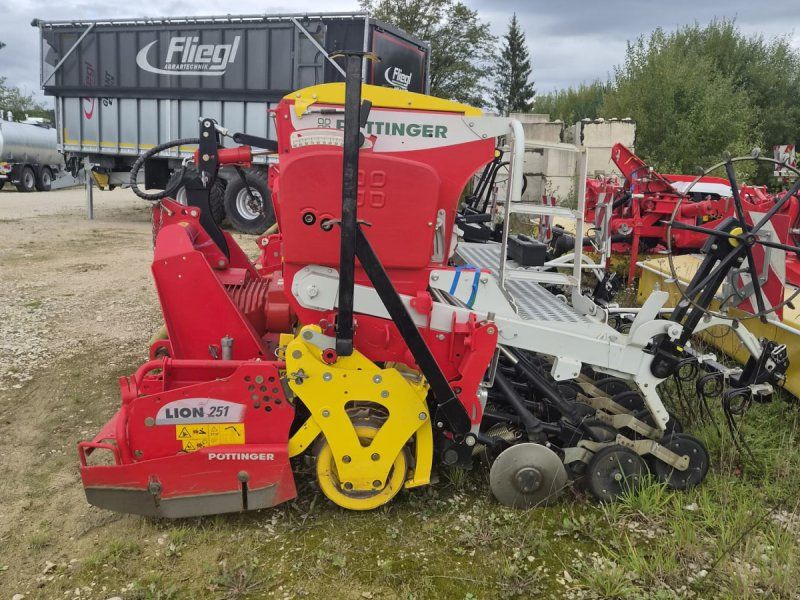 Pöttinger Lion 251 u. Vitasem252A mit Scheibenschar 2,50m Ab.