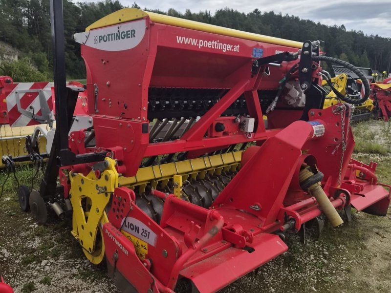 Pöttinger Lion 251 u. Vitasem252A mit Scheibenschar 2,50m Ab.