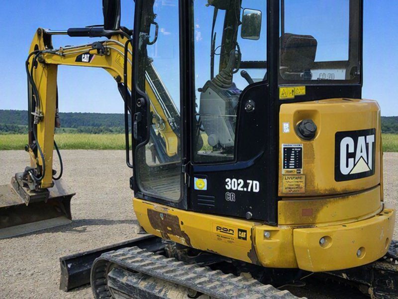 Caterpillar 302.7DCR Tiltmann Velholdt minigraver Skovlpakke medfølger