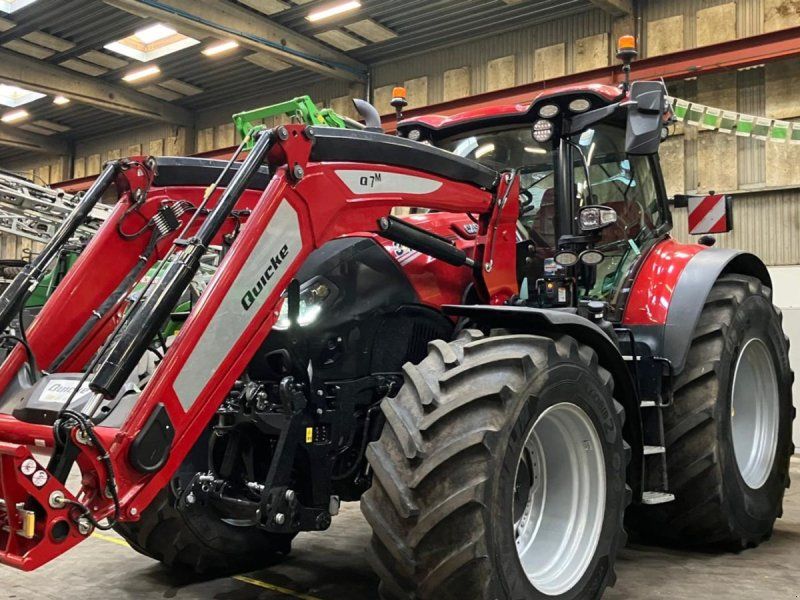 Case IH OPTUM 340 CVX. m/ frontlæsser GPS/RTK Frontlæsser Quicke Q7M