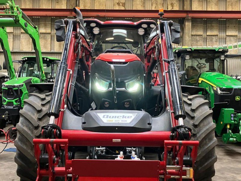 Case IH OPTUM 340 CVX. m/ frontlæsser GPS/RTK Frontlæsser Quicke Q7M