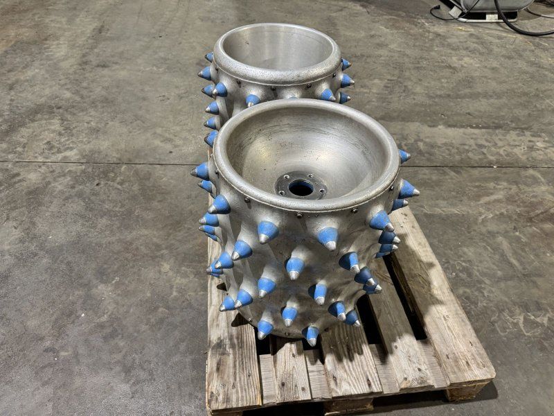 Brielmaier Stachelwalzen ALU-5-reihig mit Metallspitze