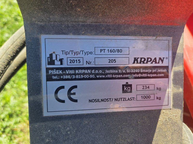 Krpan Kippmulde PT 160/80