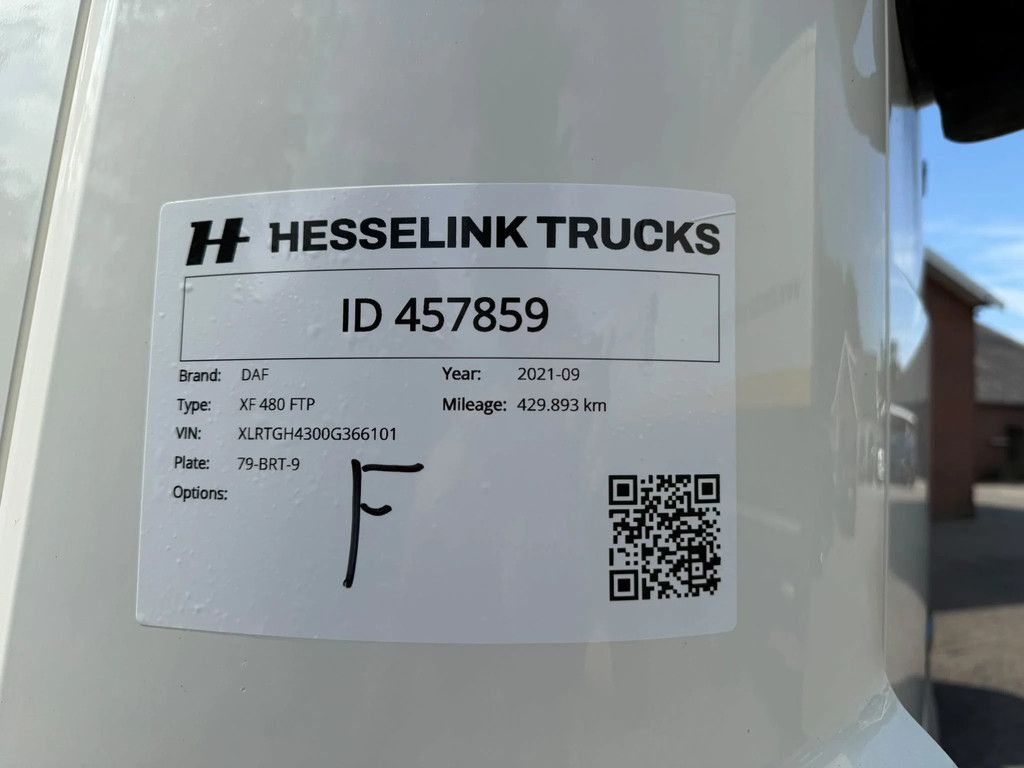 DAF XF 480 6X2 FTP Space Cab Midlift Standairco 429.893KM PTO-Prep NL Truck