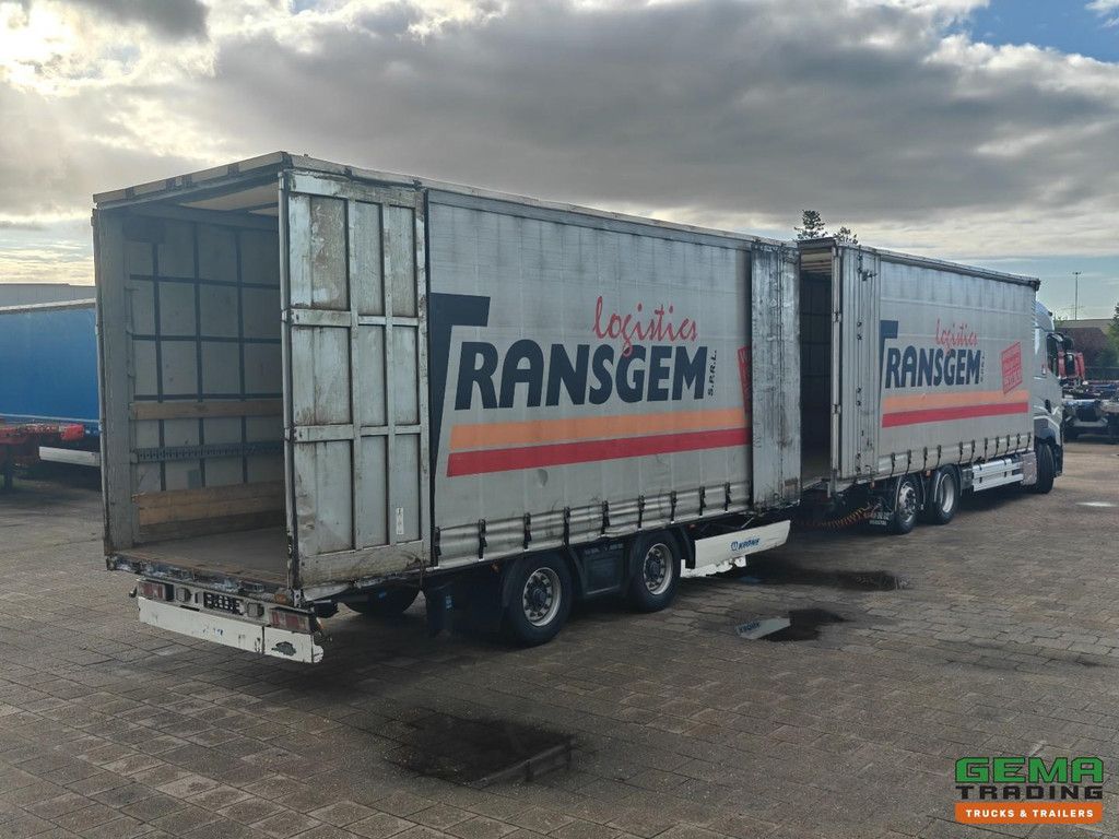 Renault T480 6x2 Sleeper Euro6C 13L - Curtainside Combi 110m³ + Krone - Sliding Roof - Through-Load System - SmartTachoV2