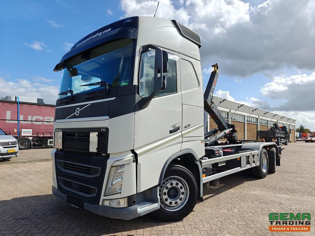 Volvo FH420 6x2/4 GlobeTrotter Euro6B - Hooklift system HIAB 21T - 9T Front Axle - Hydraulic Bumper - SmartTacho V2