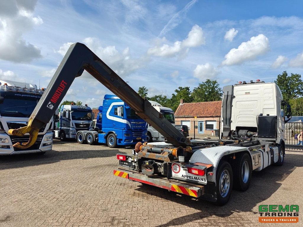 Volvo FH420 6x2/4 GlobeTrotter Euro6B - Hooklift system HIAB 21T - 9T Front Axle - Hydraulic Bumper - SmartTacho V2