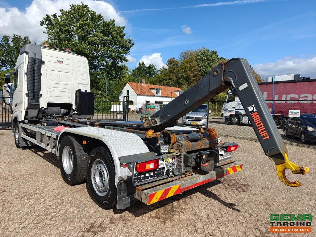 Volvo FH420 6x2/4 GlobeTrotter Euro6B - Hooklift system HIAB 21T - 9T Front Axle - Hydraulic Bumper - SmartTacho V2