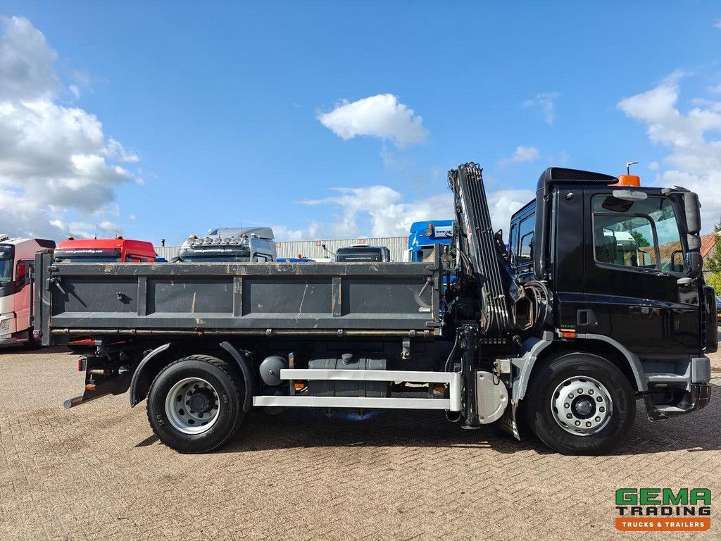DAF CF75.250 4x2 Day Cab Euro3 - 2-Sided Tipper + Hiab102 - 178,320 km - Manual Transmission - Full Blade