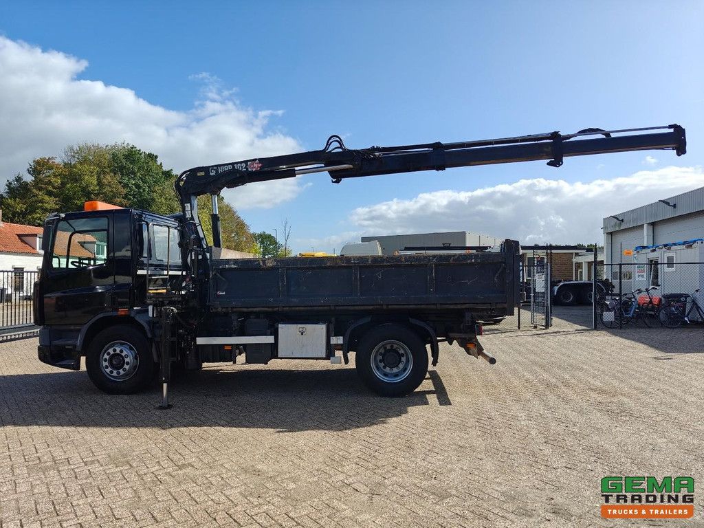 DAF CF75.250 4x2 Day Cab Euro3 - 2-Sided Tipper + Hiab102 - 178,320 km - Manual Transmission - Full Blade