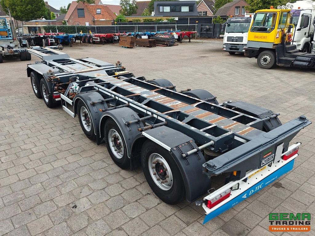 D-Tec COMBITRAILER S-LINE CT-521-S S-Line CT-F + S-Line CT-R - SAF Assen Schijf - 3x StuurAssen - 4x LiftAssen - Breaker
