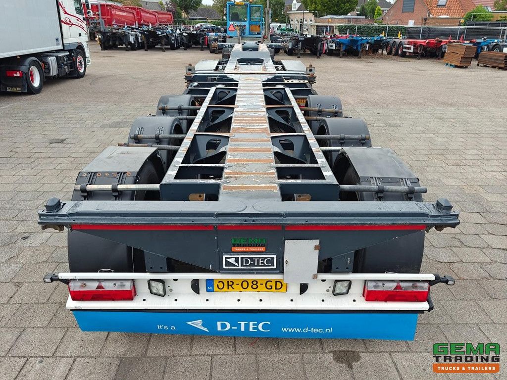 D-Tec COMBITRAILER S-LINE CT-521-S S-Line CT-F + S-Line CT-R - SAF Assen Schijf - 3x StuurAssen - 4x LiftAssen - Breaker