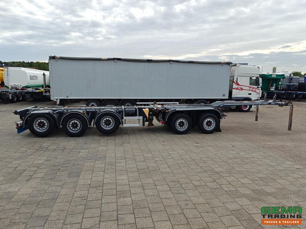 D-Tec COMBITRAILER S-LINE CT-521-S S-Line CT-F + S-Line CT-R - SAF Assen Schijf - 3x StuurAssen - 4x LiftAssen - Breaker