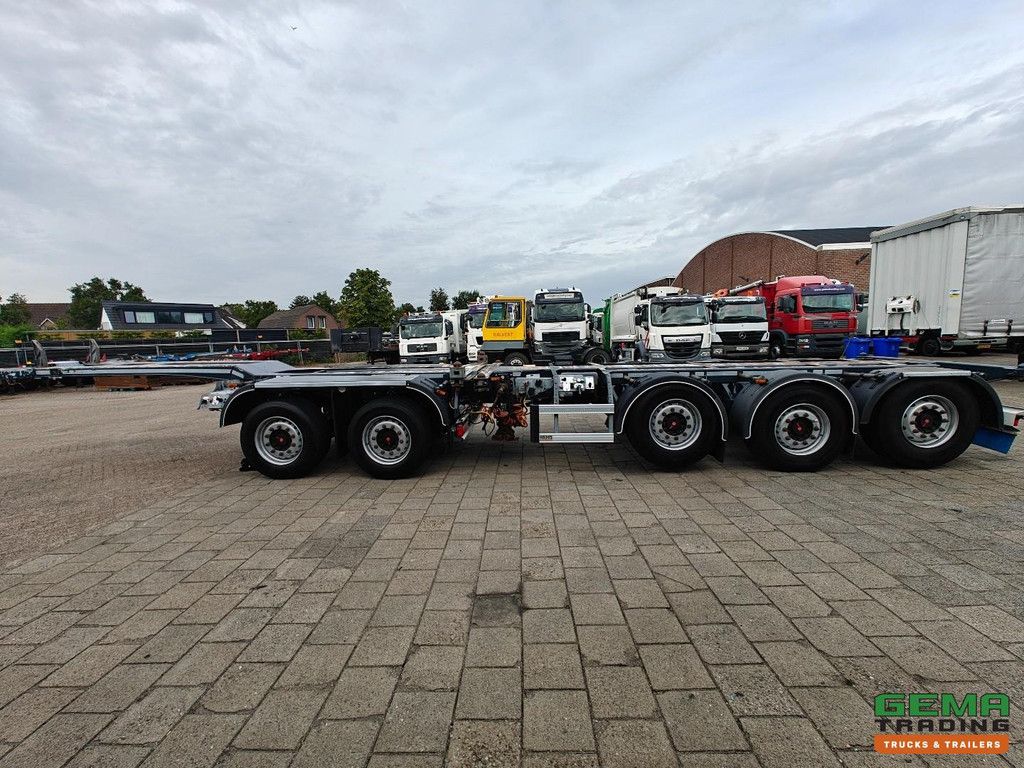 D-Tec COMBITRAILER S-LINE CT-521-S S-Line CT-F + S-Line CT-R - SAF Assen Schijf - 3x StuurAssen - 4x LiftAssen - Breaker