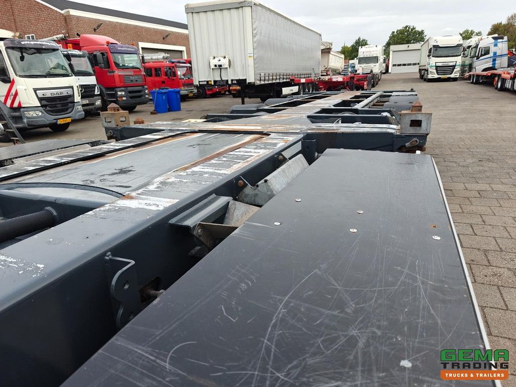 D-Tec COMBITRAILER S-LINE CT-521-S S-Line CT-F + S-Line CT-R - SAF Assen Schijf - 3x StuurAssen - 4x LiftAssen - Breaker