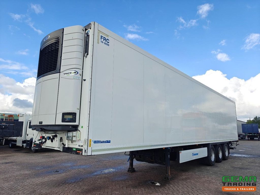 Krone SD Kühl-/Gefrierbox + Carrier Vector 1550 + Ladebordwand 2500 kg - Liftachse - BPW-Achse