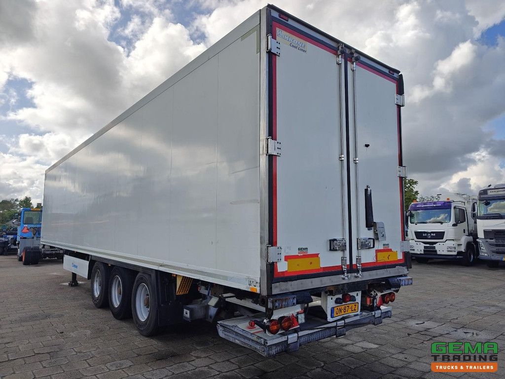 Krone SD Kühl-/Gefrierbox + Carrier Vector 1550 + Ladebordwand 2500 kg - Liftachse - BPW-Achse