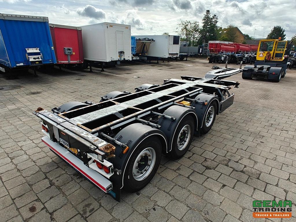 D-Tec FLEXITRAILER Multi - 3x Uitschuifbaar - LiftAs - 4879KG - Valx SchijfRem - 3StuksOpVoorraad