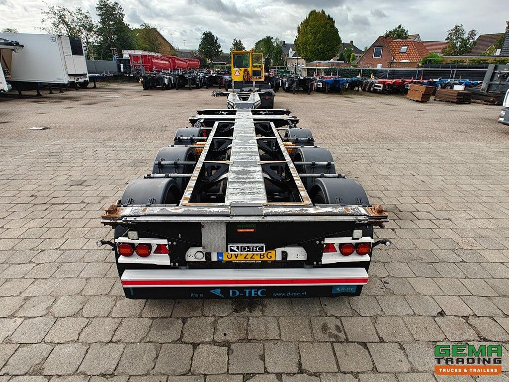 D-Tec FLEXITRAILER Multi - 3x Uitschuifbaar - LiftAs - 4879KG - Valx SchijfRem - 3StuksOpVoorraad