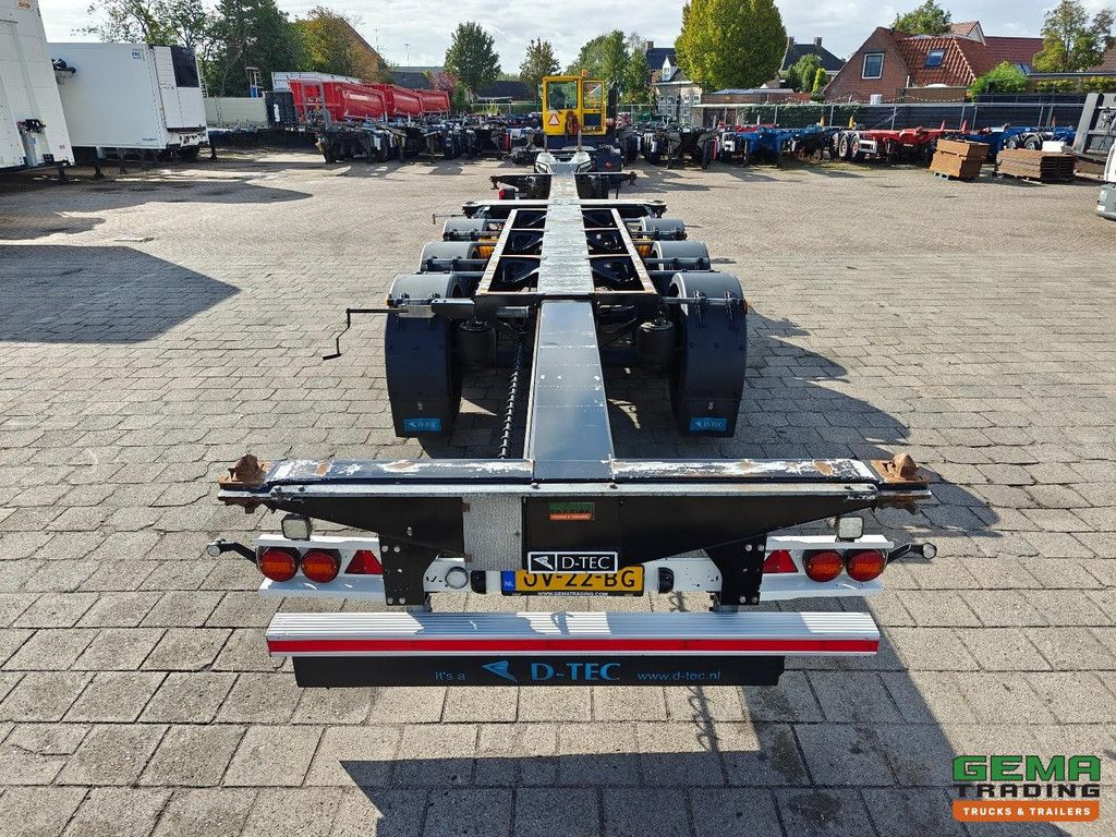 D-Tec FLEXITRAILER Multi - 3x Uitschuifbaar - LiftAs - 4879KG - Valx SchijfRem - 3StuksOpVoorraad