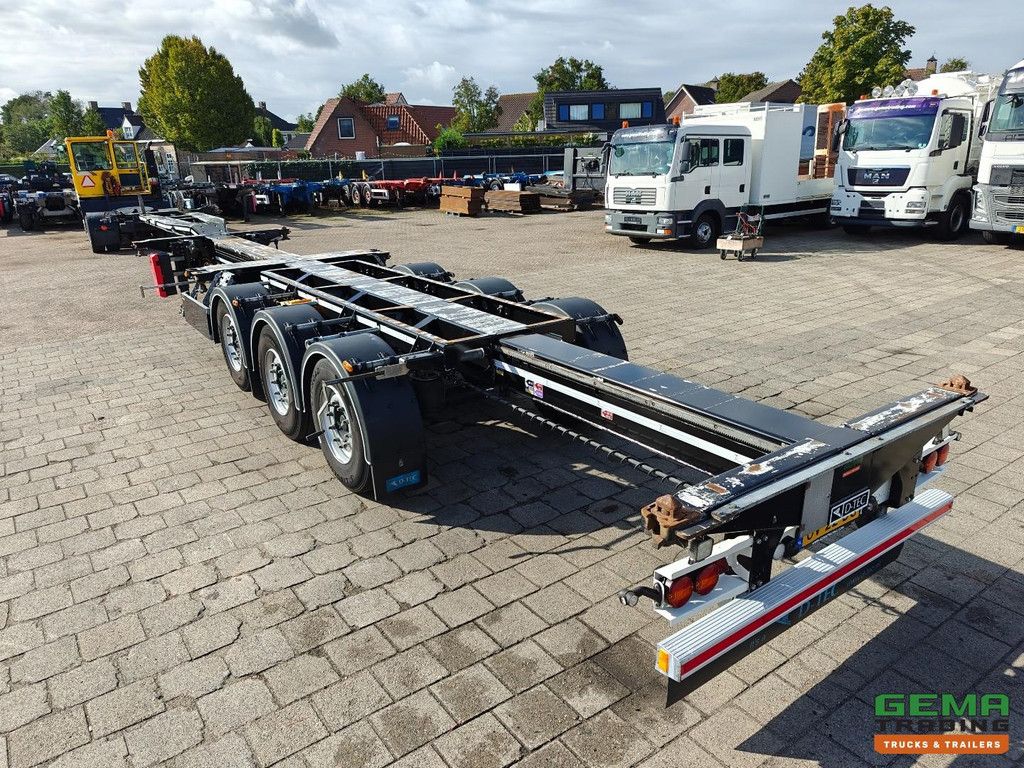 D-Tec FLEXITRAILER Multi - 3x Uitschuifbaar - LiftAs - 4879KG - Valx SchijfRem - 3StuksOpVoorraad