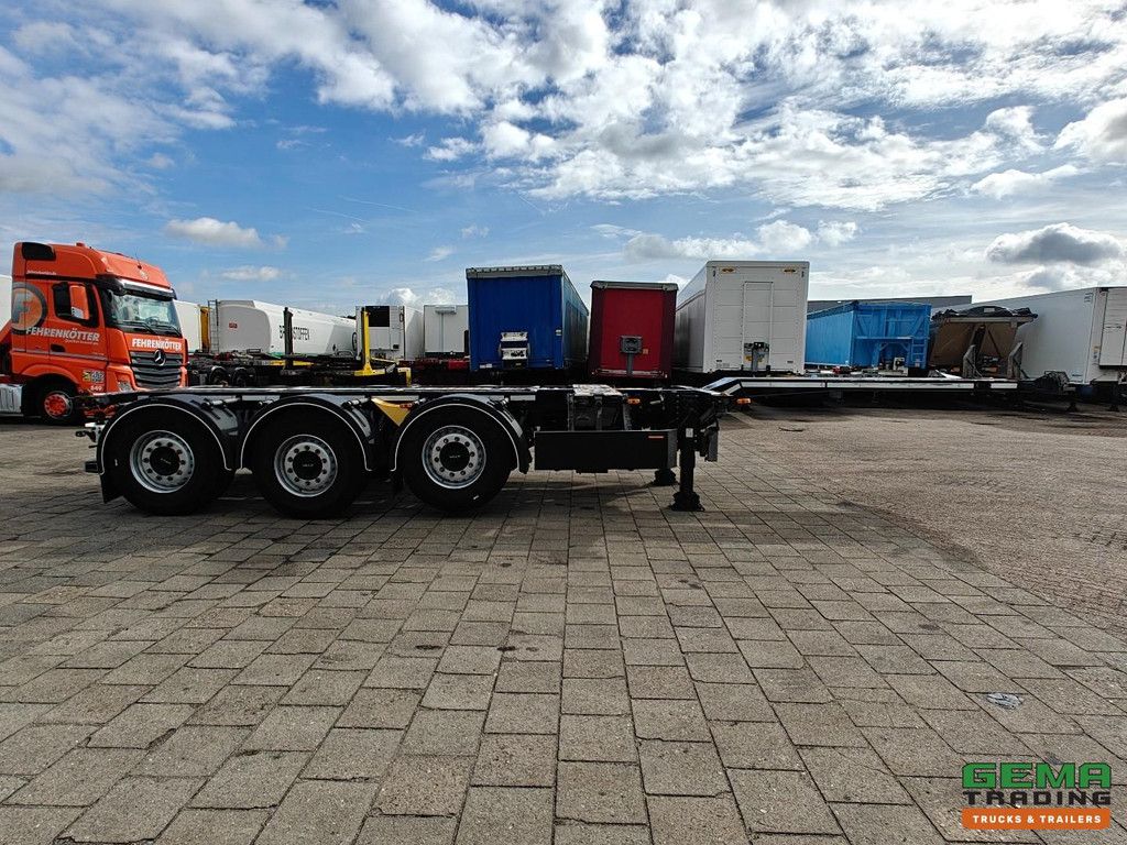 D-Tec FLEXITRAILER Multi - 3x Uitschuifbaar - LiftAs - 4879KG - Valx SchijfRem - 3StuksOpVoorraad