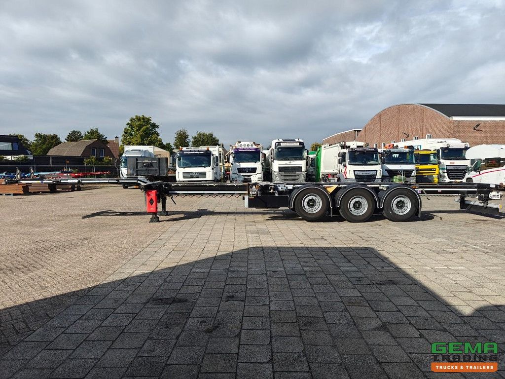 D-Tec FLEXITRAILER Multi - 3x Uitschuifbaar - LiftAs - 4879KG - Valx SchijfRem - 3StuksOpVoorraad