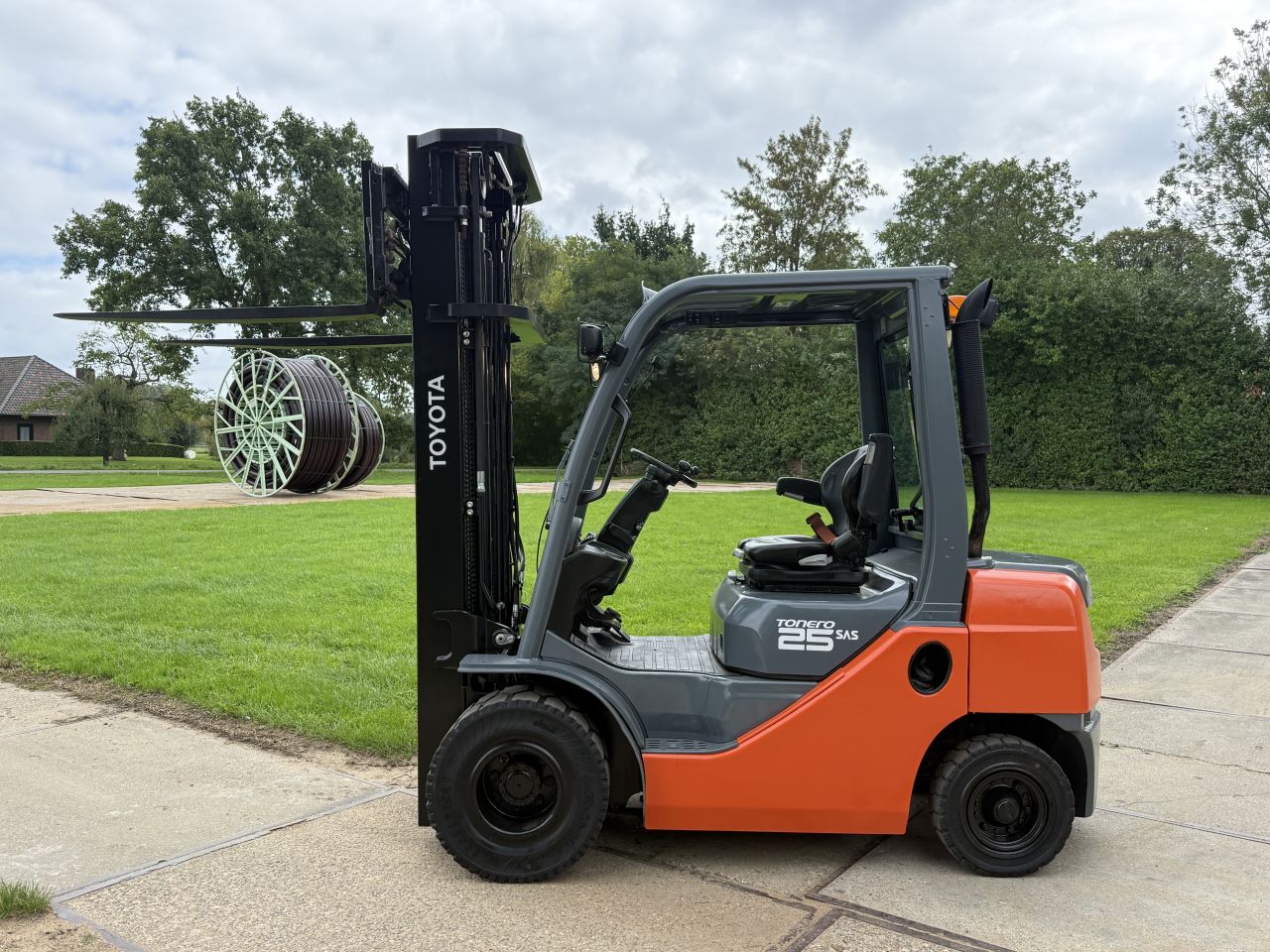 Toyota 2.5 tonner diesel triplex 6M Sideshift vorkversteller