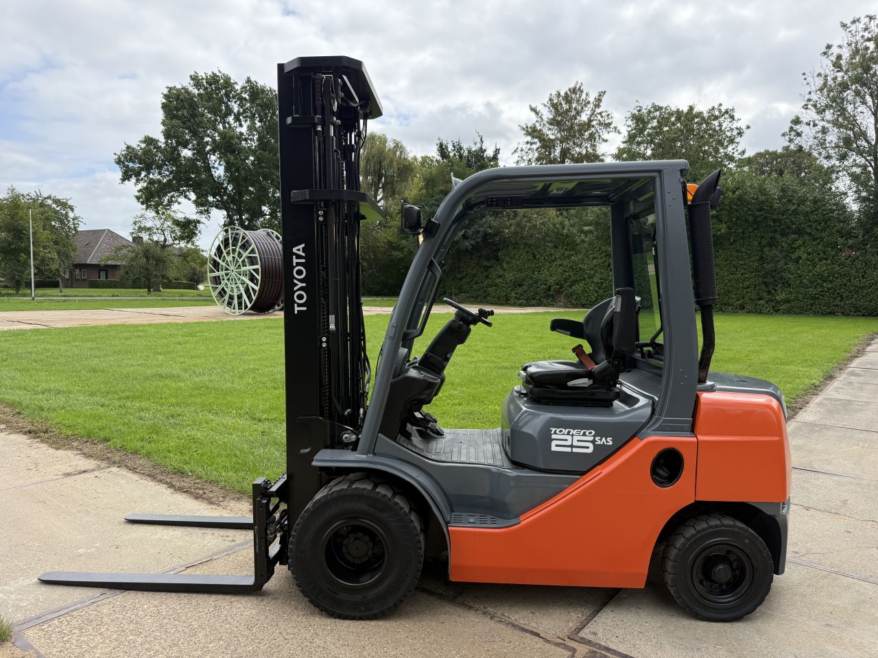 Toyota 2.5 tonner diesel triplex 6M Sideshift vorkversteller