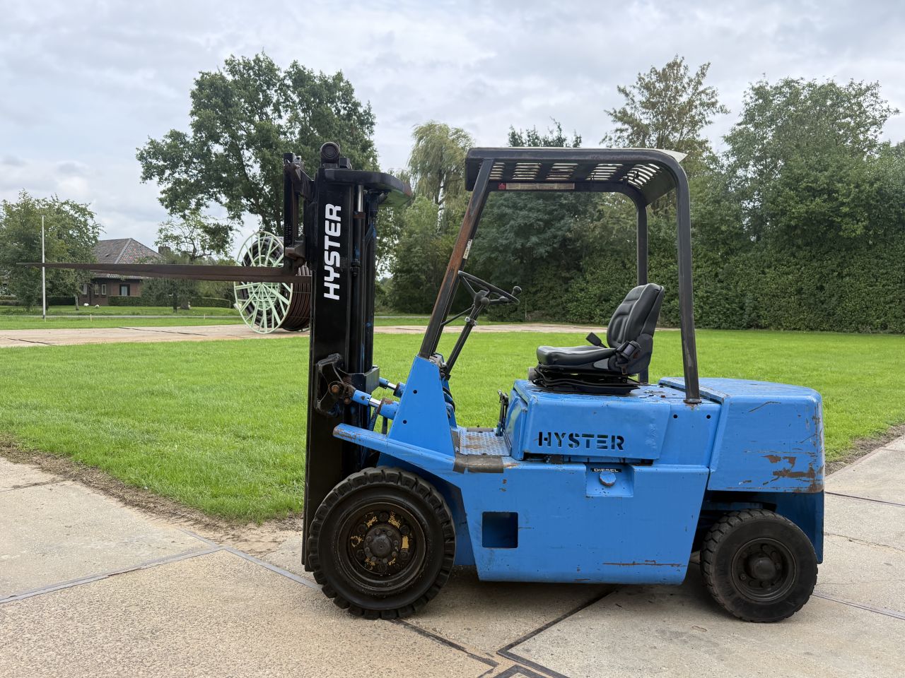 Hyster 2.5 tonner diesel heftruck 3-delige containermast freelif