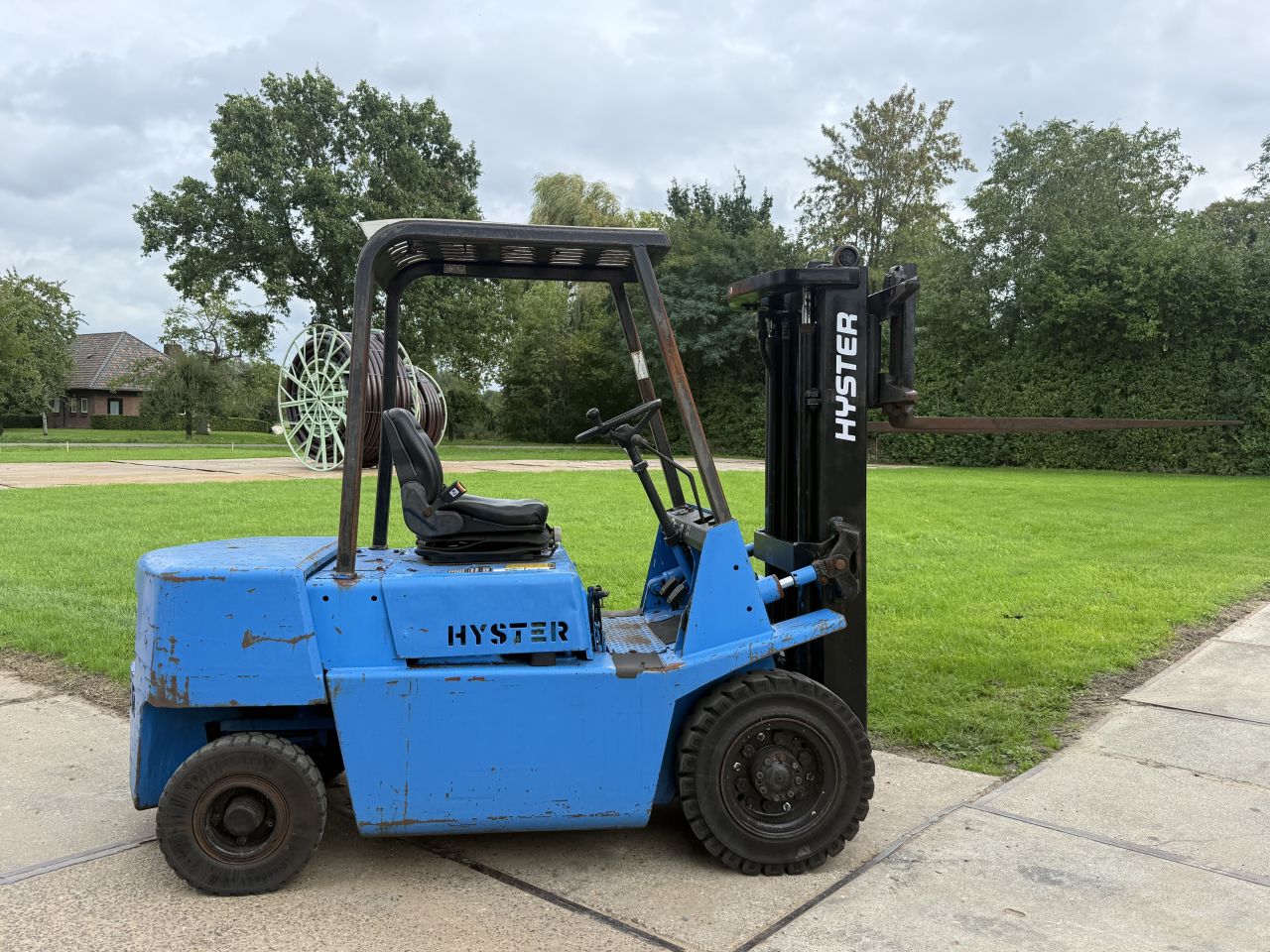 Hyster 2.5 tonner diesel heftruck 3-delige containermast freelif