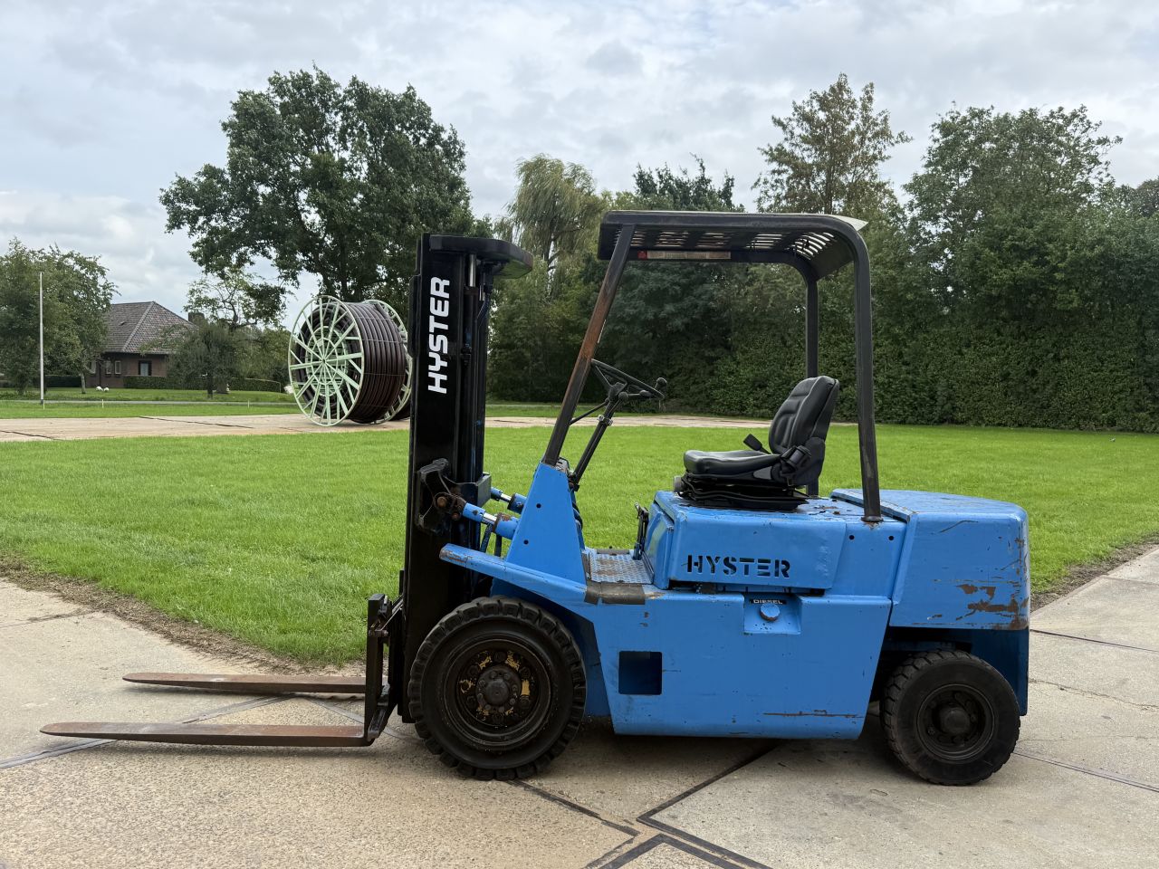 Hyster 2.5 tonner diesel heftruck 3-delige containermast freelif