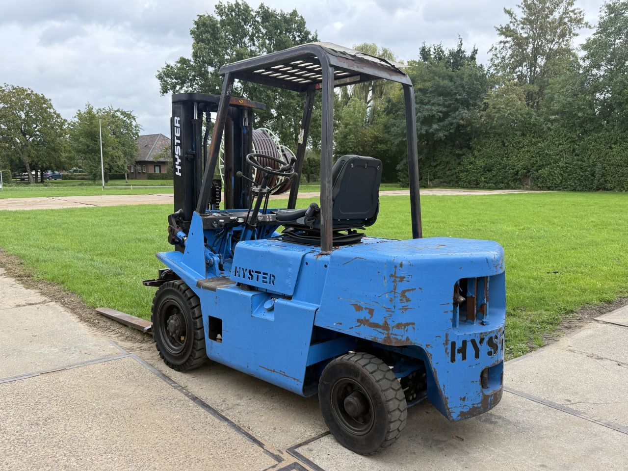 Hyster 2.5 tonner diesel heftruck 3-delige containermast freelif
