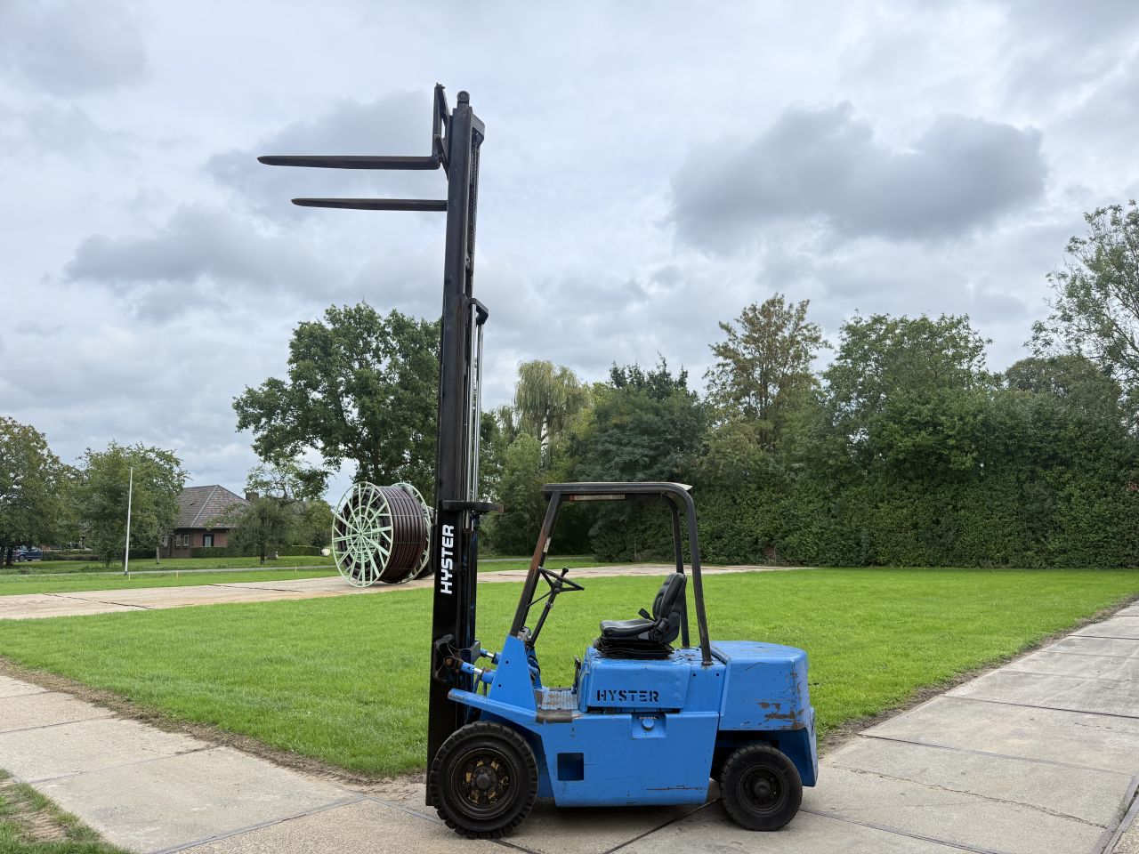 Hyster 2.5 tonner diesel heftruck 3-delige containermast freelif