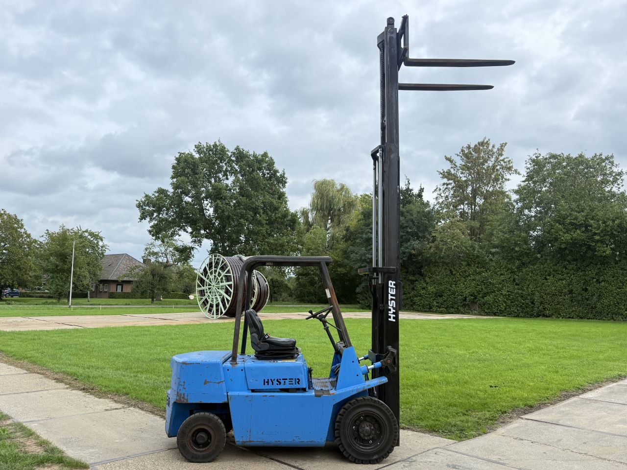 Hyster 2.5 tonner diesel heftruck 3-delige containermast freelif