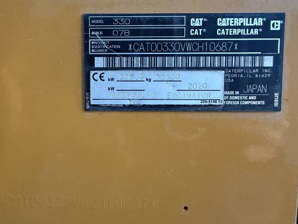 CAT 330 07B