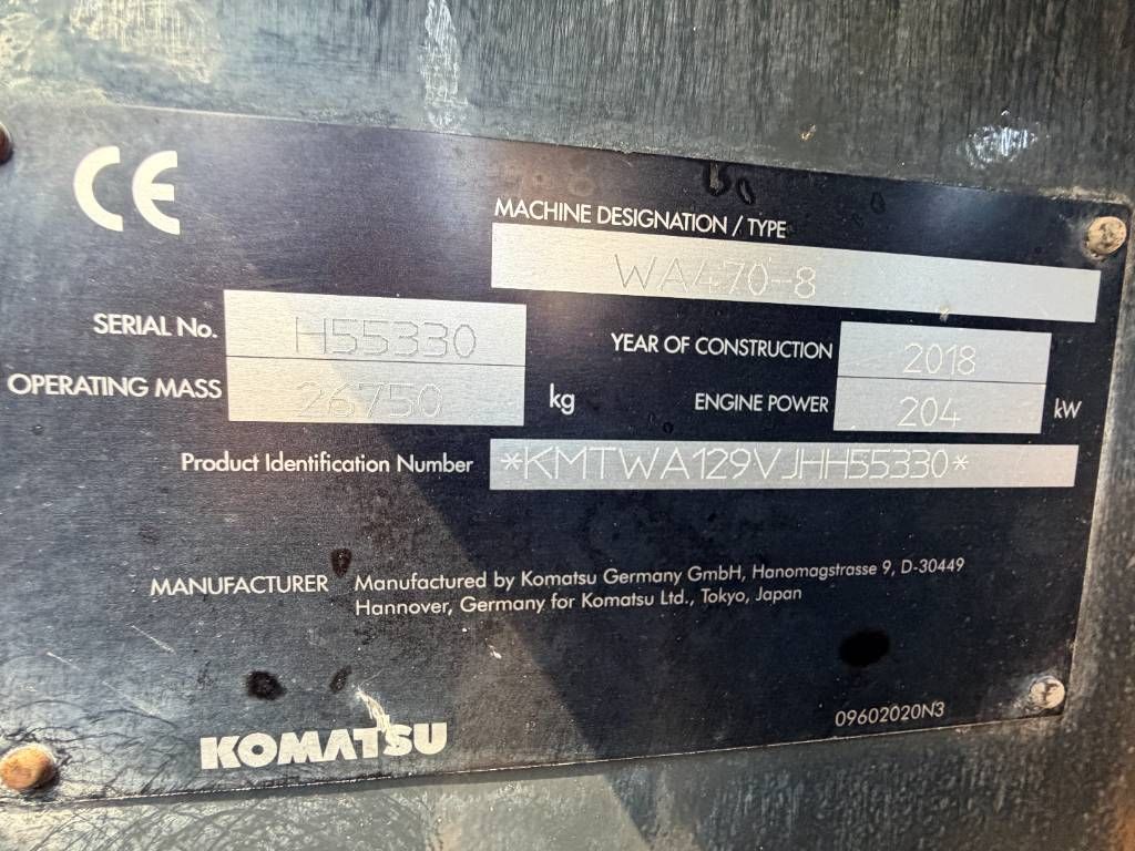 Komatsu WA470-8 - Joystick Steering