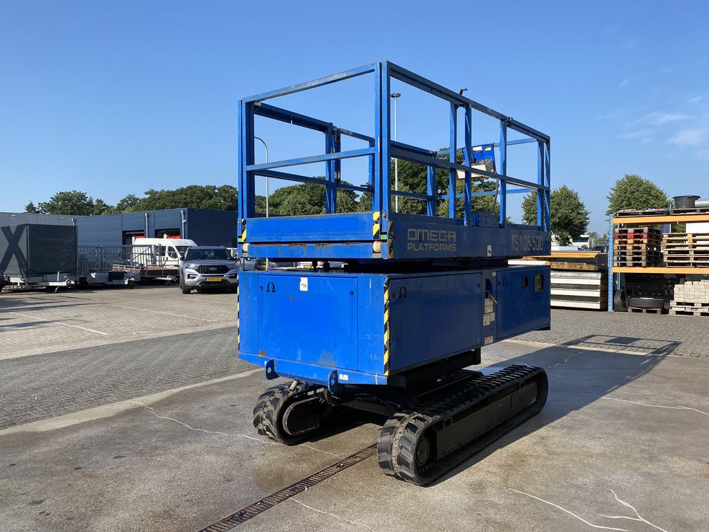 2008 Omega Platforms TS105-500, Rups schaarhoogwerker