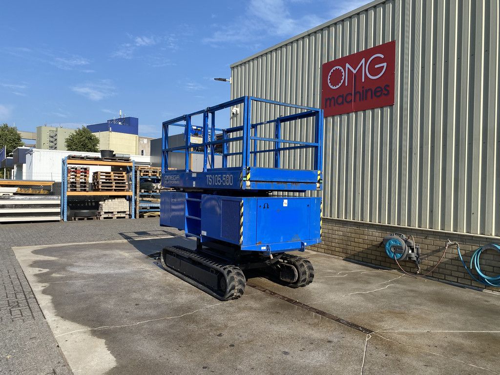 2008 Omega Platforms TS105-500, Rups schaarhoogwerker