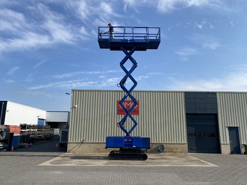 2008 Omega Platforms TS105-500, Rups schaarhoogwerker
