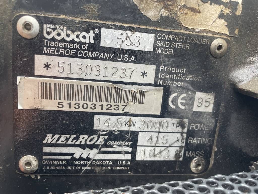 Bobcat 553 schranklader