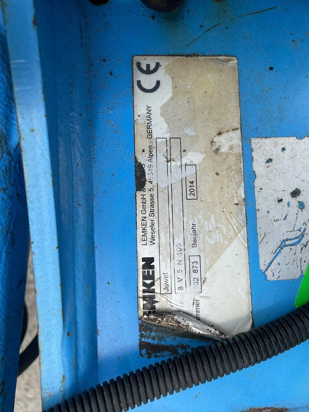 Lemken Juwel 8 V 5 N 100 Wentelploeg Ploeg 5 schaar Flexpack Juwel 8 V 5 N 100 Flexpack