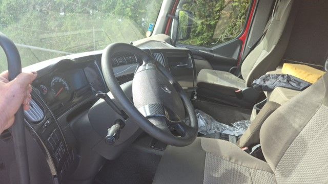 Renault Premium machine transporter.
