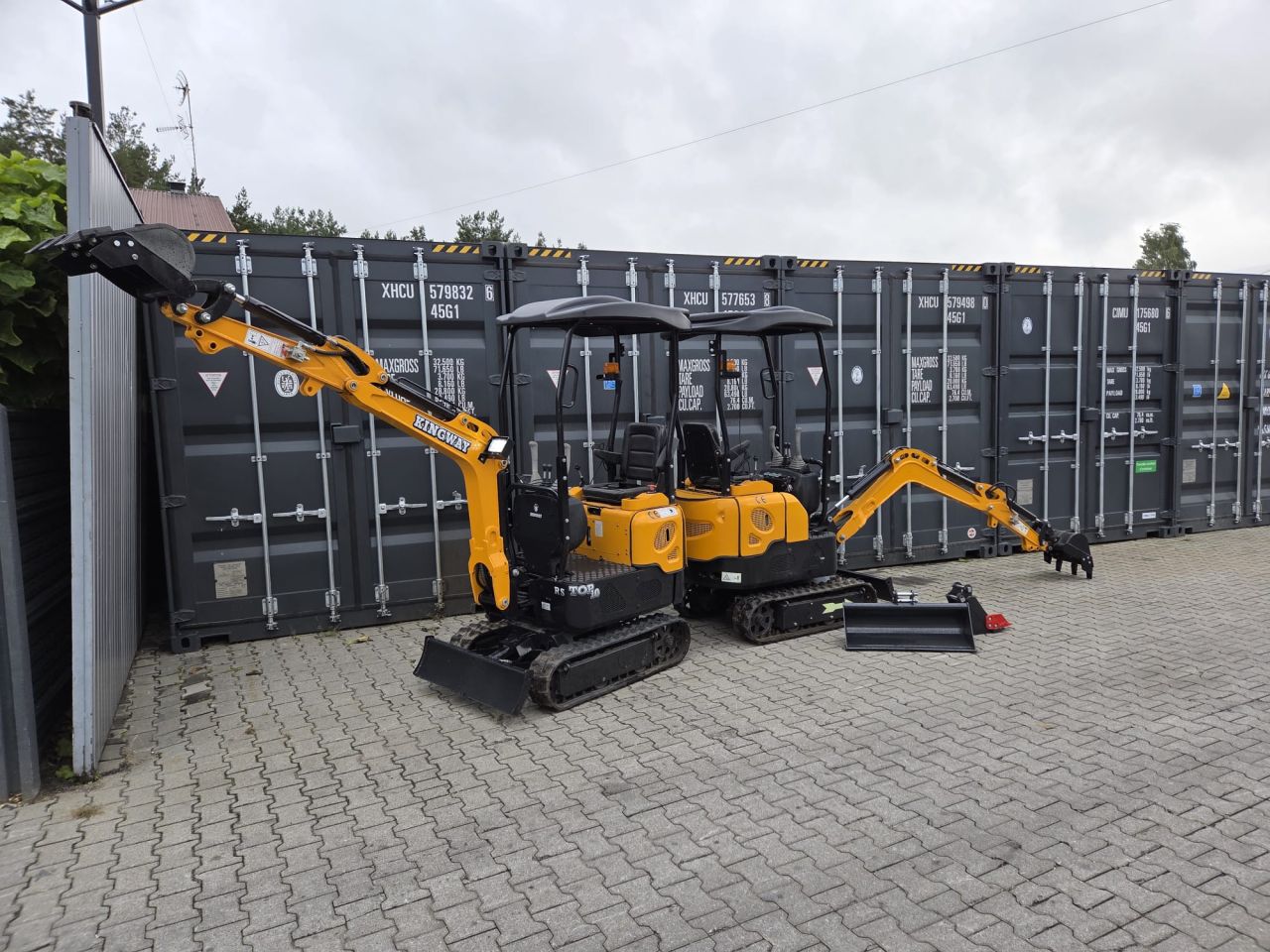 Kingway minigraver minigraafmachine 1000kg 2 stuks beschikbaar