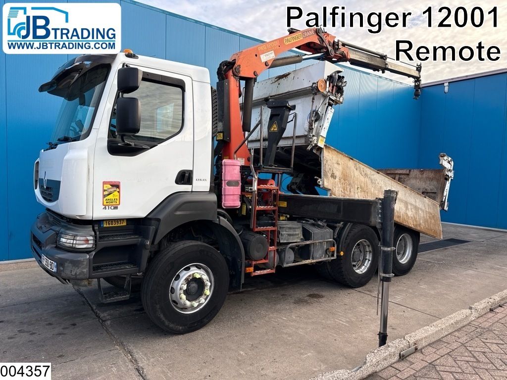 Renault Kerax 410 Dxi 6x4, Palfinger, Tri-benne, Retarder, Remote
