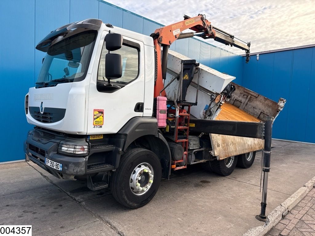 Renault Kerax 410 Dxi 6x4, Palfinger, Tri-benne, Retarder, Remote