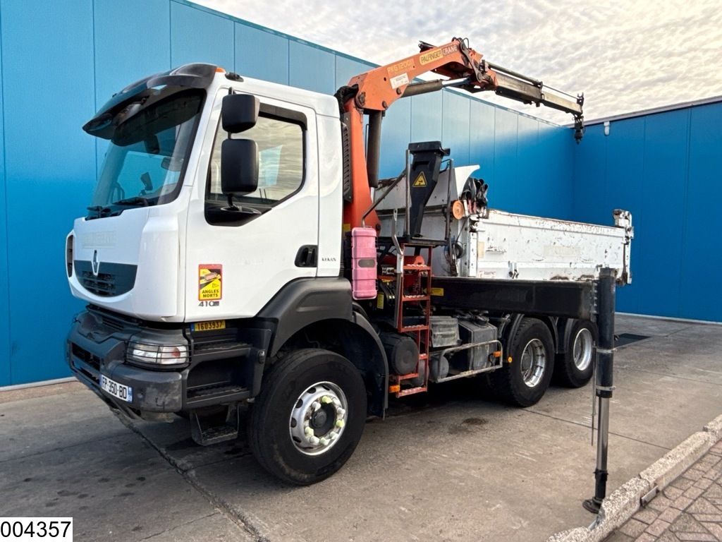 Renault Kerax 410 Dxi 6x4, Palfinger, Tri-benne, Retarder, Remote