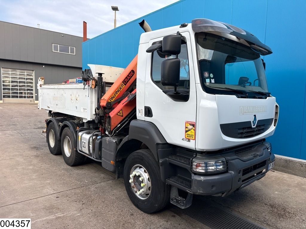 Renault Kerax 410 Dxi 6x4, Palfinger, Tri-benne, Retarder, Remote