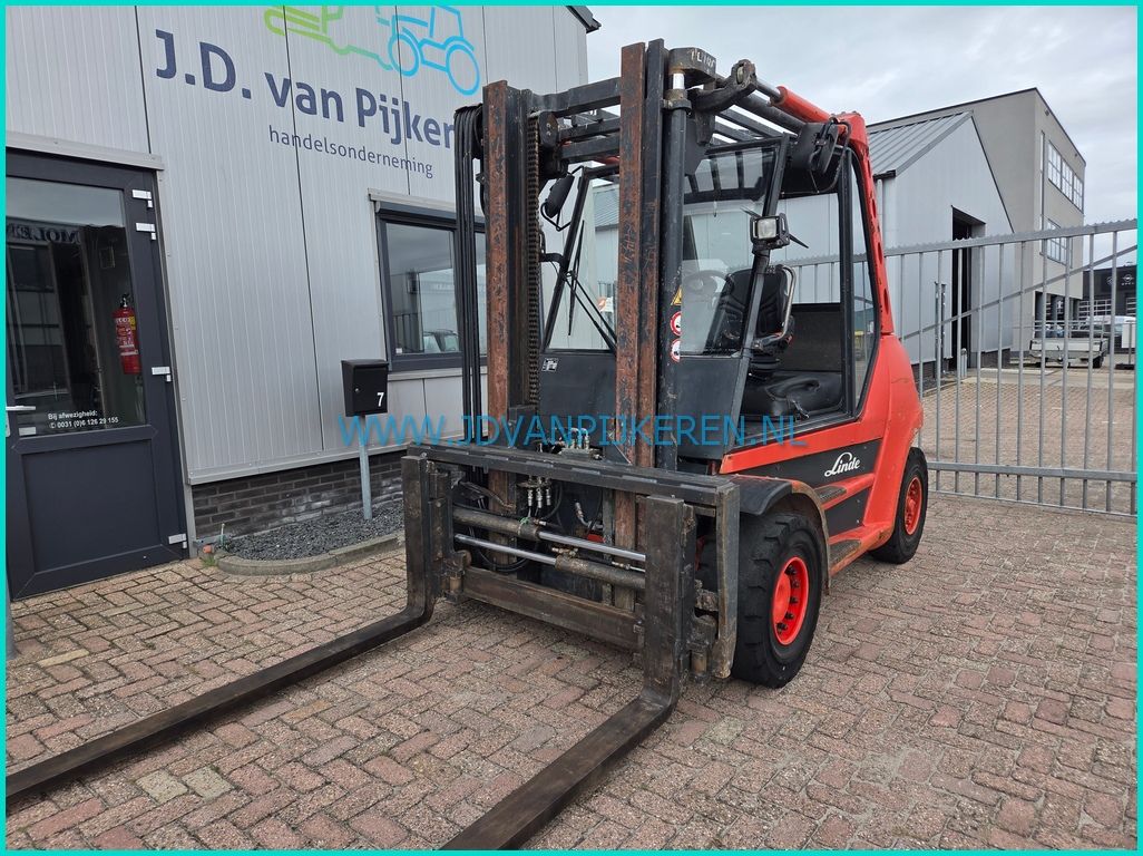 Linde H60D-02 6 cilinder Deutz diesel+forkpositioner+sideshift